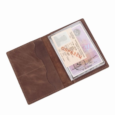 AB1107 Cover for autoDocations, color dark brown pulp 13.5x10x1cm-3
