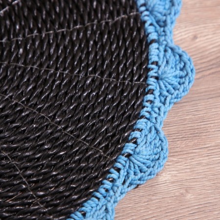 Wicker rug round 38 cm-2