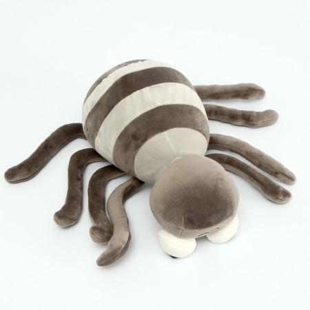 Soft toy "Spider", 27 cm, color gray color-4