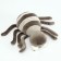 Soft toy "Spider", 27 cm, color gray color