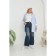 Women's jeans, size 54, dark blue color