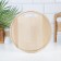 Board wooden boat with the gutter "Circle" 26x26x0.8 cm birch