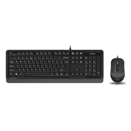 Keyboard + Mouse A4Tech FSTYLER F1010 CLAV: Black/Gray Mouse: Black/Gray USB Multimedia (103388