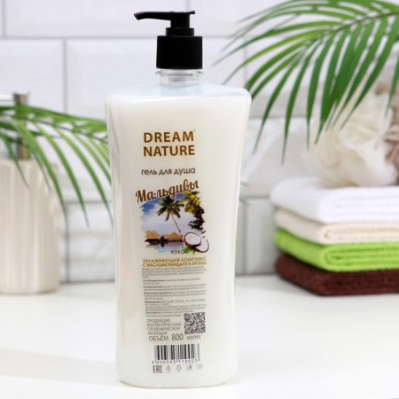 Shower gel Dream Nature "Maldives", 800 ml