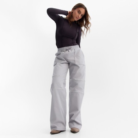 T -shirt with DL. Sleeve (longshit) Mist, p. 42, gray-2