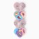 Gift set, hair gum 20 pcs, hairpin crab 20 pcs, princesses