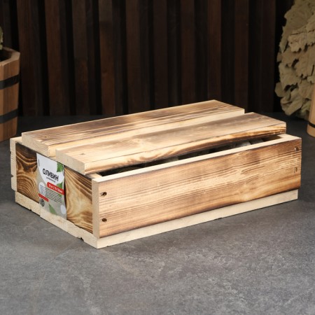 Bath stone "Olivin" 10 kg box, polished-6