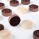 Chips for backgammon and checkers, 30 pcs, d-2.8 cm, tree