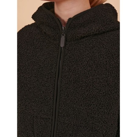 Jacket for girls, height 134 cm, black color-3