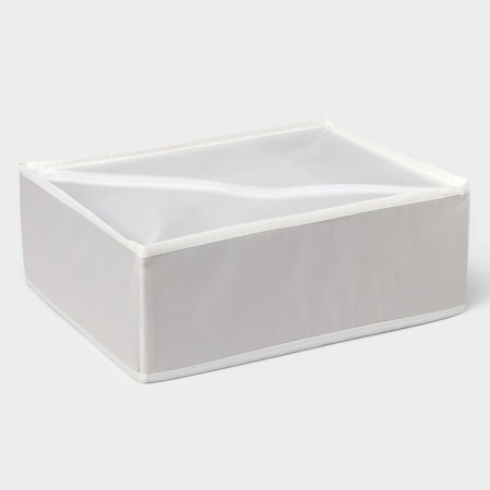 Organizer for linen 12 cells LadOM, 32x24x12 cm, color gray color-5