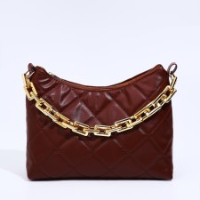 Cross-Bodi Bag on a zipper, brown color