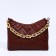 Cross-Bodi Bag on a zipper, brown color