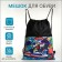 Bag for shoes on the lace, black color