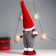 Interior doll "Santa Claus only nose, in a cap with a heart" 43x16x10 cm