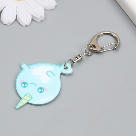 Acryl keychain "Baby Narval" 5x3.3 cm-1