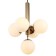 Suspension Felis 5xe27 40W, size 36x36x50-150 cm, bronze color