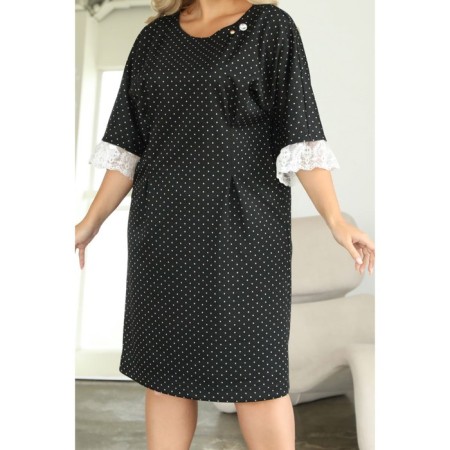 Female dress, size 52, black color-13