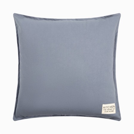 Ethel pillow, 45x45+1 cm, blue, 100% cotton-2