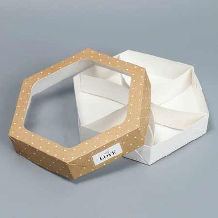 Confectionery packaging, "With Love", 23 x 23x 4 cm-1