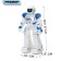 Robot radio -controlled "Smart Bot", walks, light and sound, Russian chip, blue color