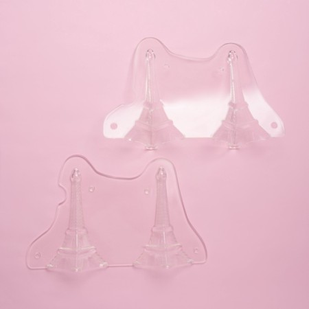 Mold for pouring chocolate Konfinetta "Eiffel Tower", plastic, 19.7 × 12 × 7 cm, transparent-5