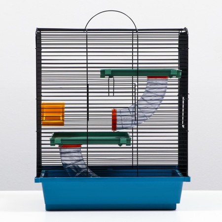 Triyari -Russian rodent cell, 39 x 29 x 49 cm, mix of flowers-1