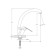 Kitchen mixer Rush Fiji Fi1835-22, one-rod, chrome