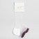 Women's socks glass minku color lilac/white, size 36-37 (23 cm)
