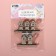 Clips for cut, 5.2 cm, 5 pcs, silver color