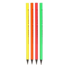 Black Black -granographic “Flexy Neon” HB, sharpened, plastic, assorted
