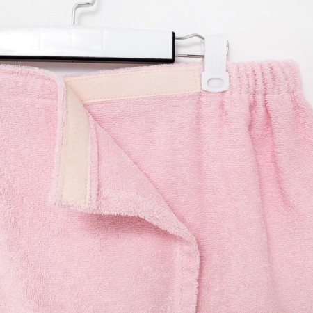 SUCH STOPS ECONOME and I: Pareo towel 68*150cm + Chalma, central pink, 100%HL, 320 g/m2-8