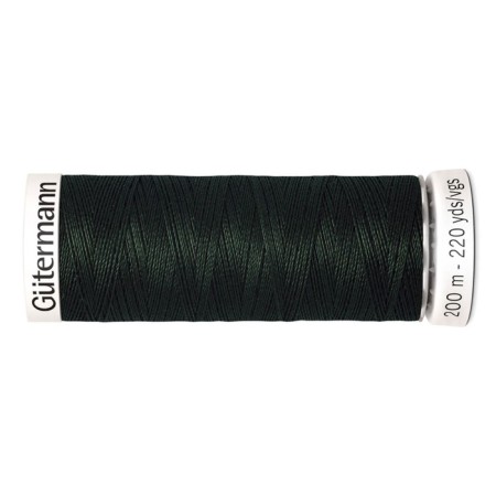 SEW-HALL thread for all materials, 200 m, 748277 (687 dark-green green)