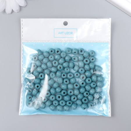 Beads for creativity, "Dark turquoise" D-0.8 cm, set 20 grams-2