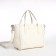 Bag Female Tout with zipper, white color