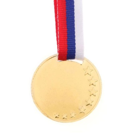 Prize medal 064 diam 4 cm. 1 place. The color of evil. With a ribbon-4