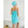 Set for a female bath: Chalma, Pareo, Mitten, Size XL-3XL
