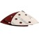 The triangle grinding bison 35583-320, perforated, P320, 93 x 93 x 93 mm, 5 pcs.