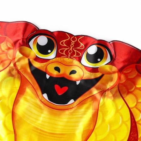 New Year! Carnival set "Cool snake", cape, mask, red color-8