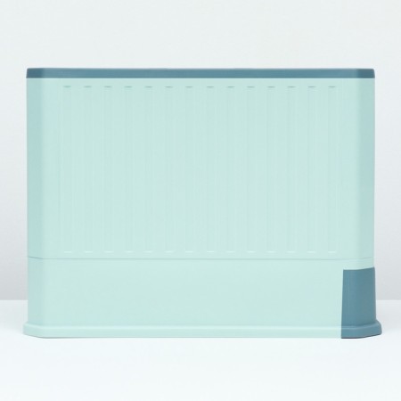 Closed toilet 50 x 40 x 40 cm with a retractable pallet, green-5