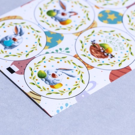 Stick for flowers and gifts "Easter rabbit", 16 × 9.5 cm-2