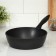 Hope pan, d = 24 cm, h = 7.4 cm, plastic handle, anti -stick coating, black color