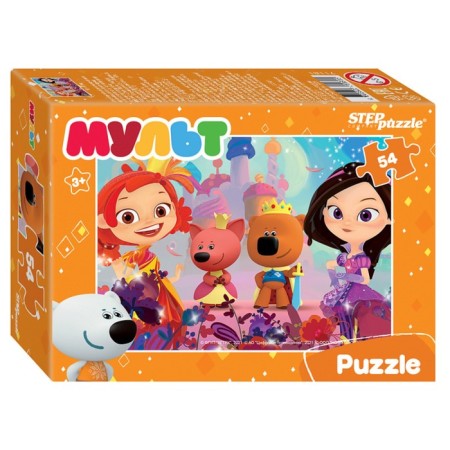 Puzzle "Cartoons: Mi-Mi-Mimka. Fairytale patrol ", 54 elements, mix-7