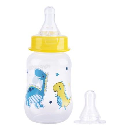 A bottle for feeding "animals", fitted, with 2 silicone nipples, 125 ml, from 0 months.-3