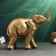 Figure "Elephant New" 26x27x11sm, bronze