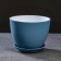 Pot Flower Lux gray-blue 2.2 liters