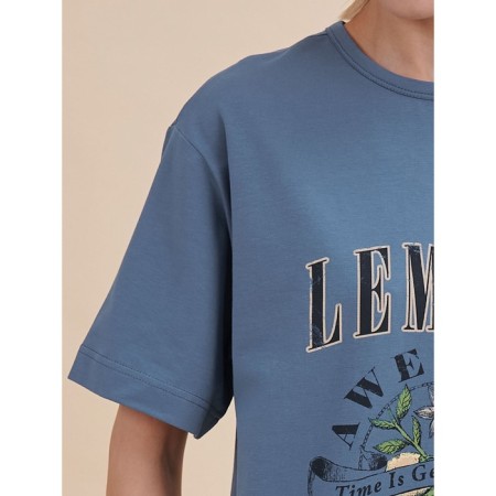 Female T -shirt, size m, jeans color-3