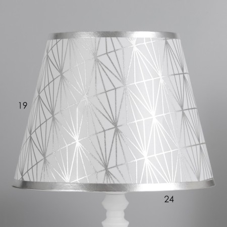 Table lamp "Rook" 1x60W E27 white 22x22x38cm-2