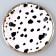 Paper plate "Spots", in a set of 6 pcs.