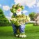 Garden figure "Frog - I love greens" 54x34cm