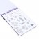 Notepad for the creativity of Neo Stars with stickers and translated tattoos "Mars"